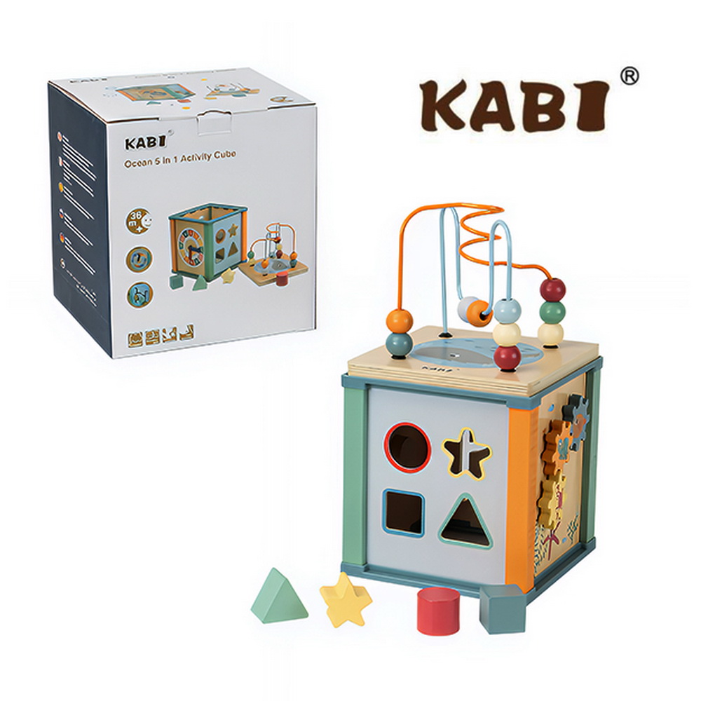 CUBO DIDACTICO MADERA 5 EN 1