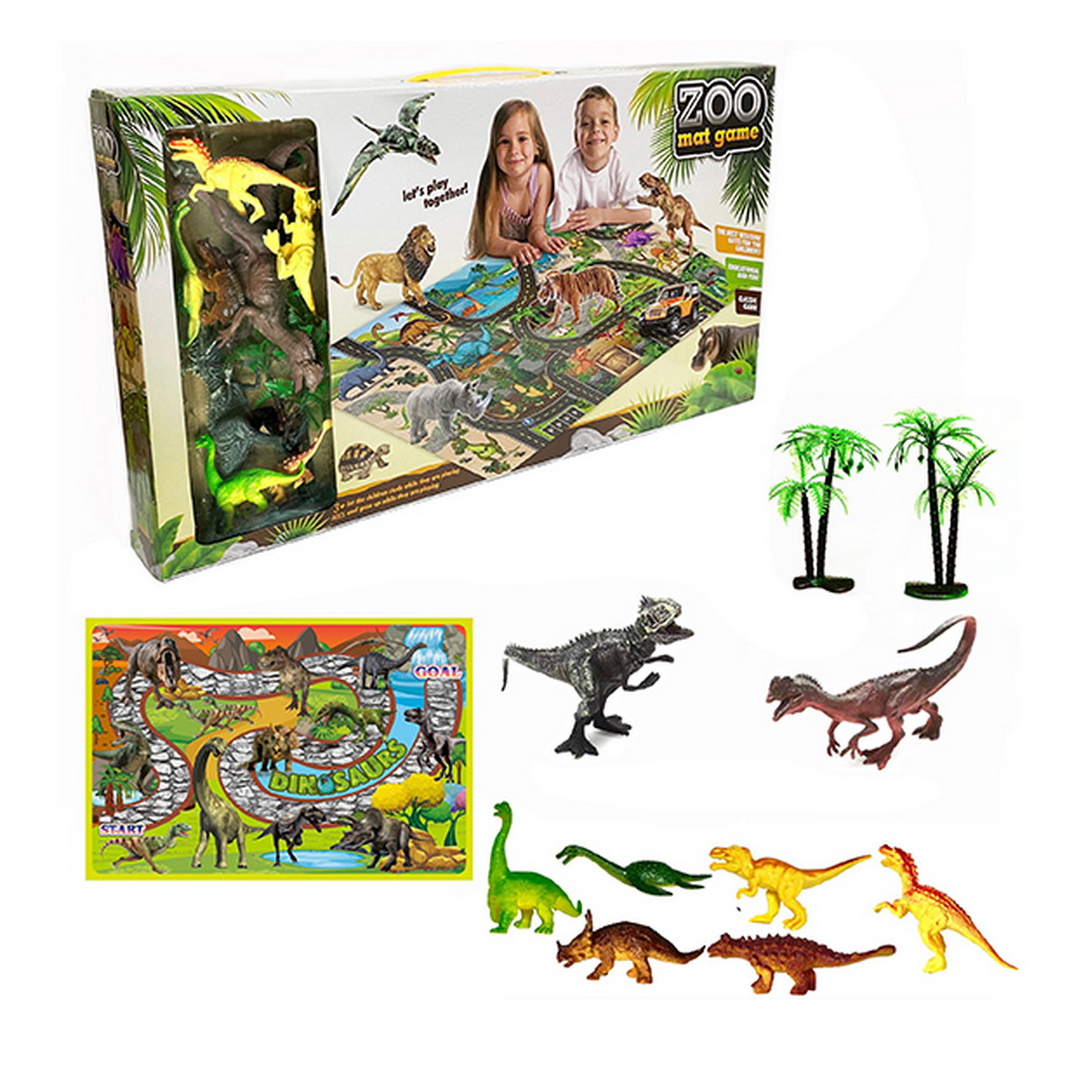 ALFOMBRA DINO CON FIGURAS