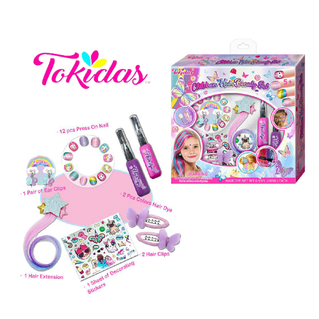 SET ACCESORIOS PARA EL PELO Y UÑAS