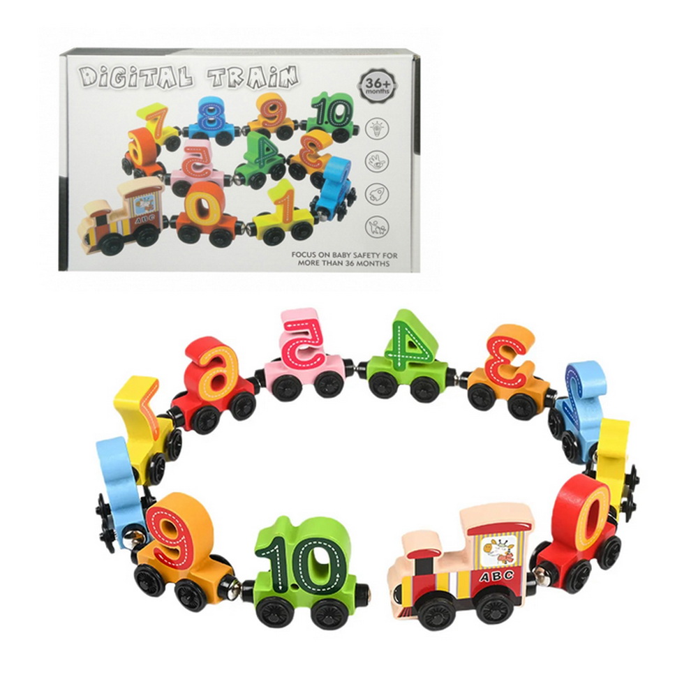 TREN MADERA NUMEROS
