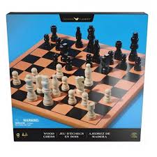 JUEGO FAMILIAR AJEDREZ DE MADERA