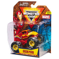 MONSTER JAM VEHICULOS METALICOS 1:64 MARVEL (aleatorio)