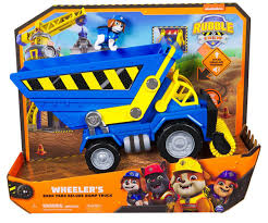 PAW PATROL CAMION TOLVA RUBBLE CON LUZ Y SONIDO