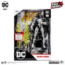 DC MCFARLANE BLACK ADAM CON COMIC
