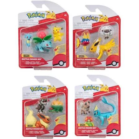 POKEMON PACK 3 FIGURAS ASST.