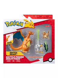 POKEMON FIGURA PACK DE 3 EEVEE 2", SIRFETCH 3" Y
CHARIZARD 4,5"