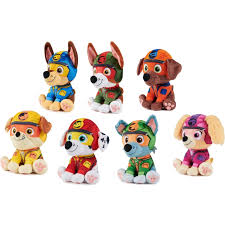 PAW PATROL JUNGLE PELUCHES ASST.