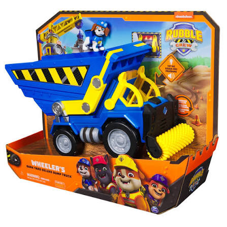PAW PATROL CAMION TOLVA RUBBLE CON LUZ Y SONIDO