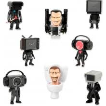SKIBIDI TOILET FIGURAS D 6" DELUXE