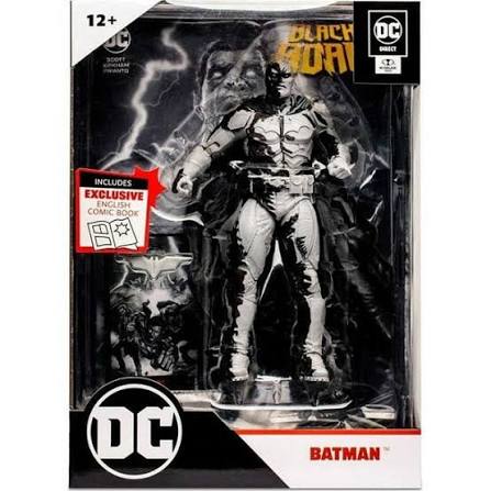 DC MCFARLANE BLACK ADAM CON COMIC