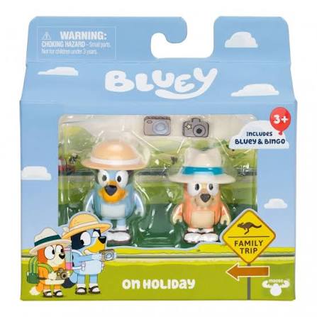 BLUEY PACK 2 FIGURAS PERSONAJES S11