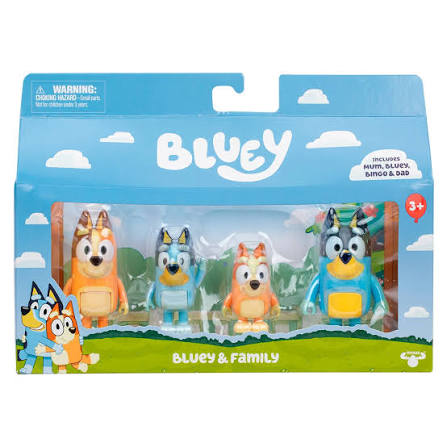 BLUEY FIGURAS PACK 4 S13