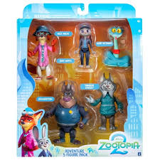 ZOOTOPIA PACK DE 5 FIGURAS DE 8 CM.