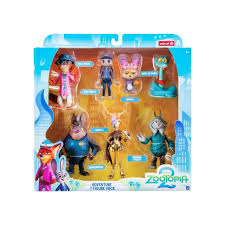ZOOTOPIA PACK DE 7 FIGURAS DE 8 CM.