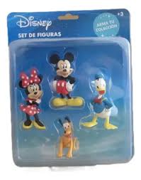 SET FIGURAS MICKEY Y AMIGOS-4 PZS