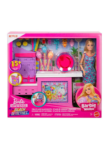 Barbie Los Misterios Barbie Set Estación Algodón de Azúcar