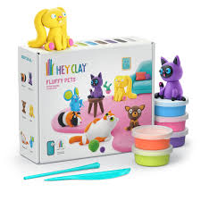 PLASTICINA FLUFFY PETS, PACK DE 15