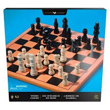 JUEGO FAMILIAR AJEDREZ DE MADERA